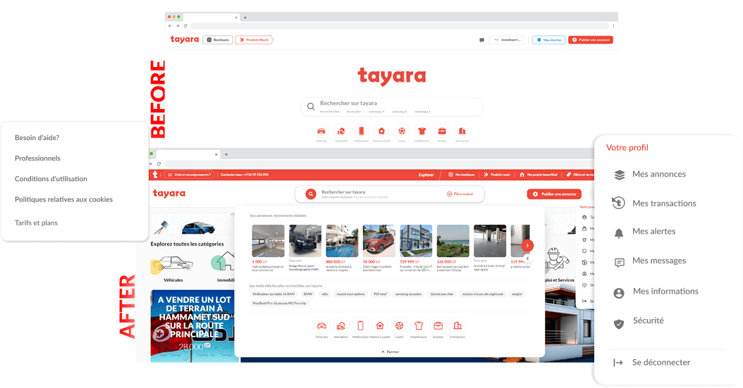 Navigation redesign