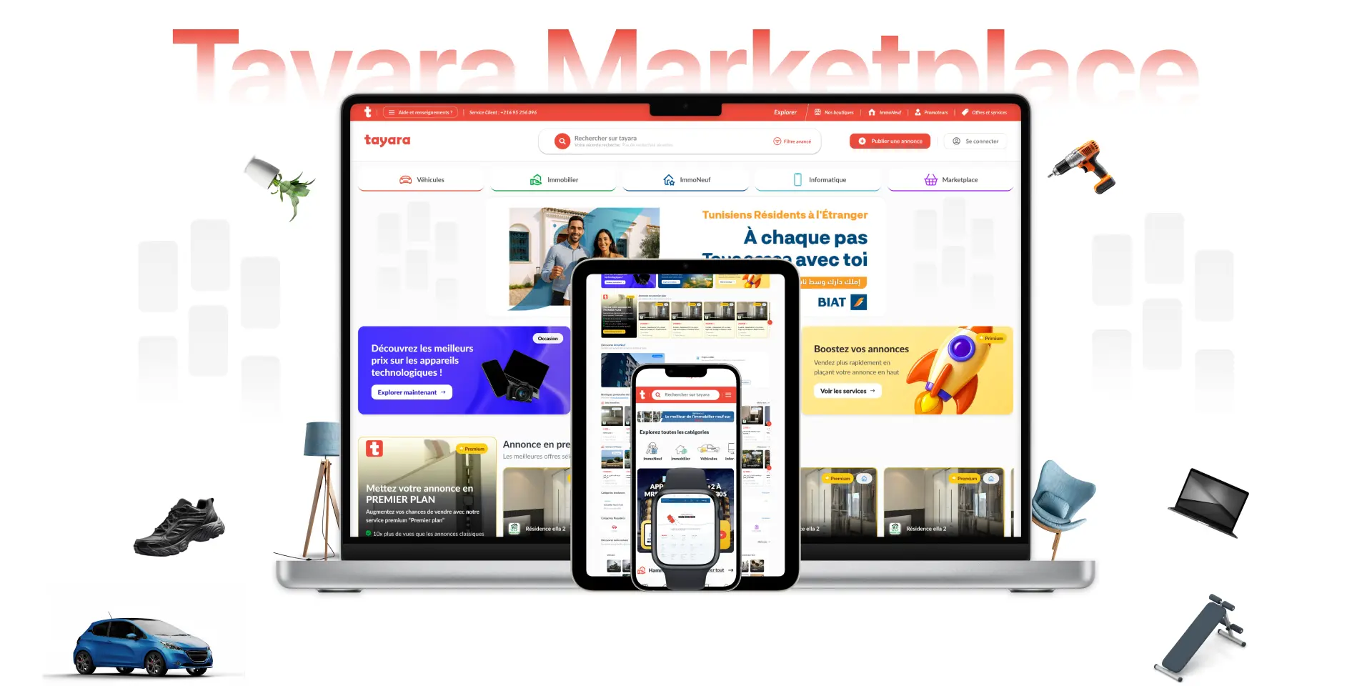 Tayara marketplace redesign showcase